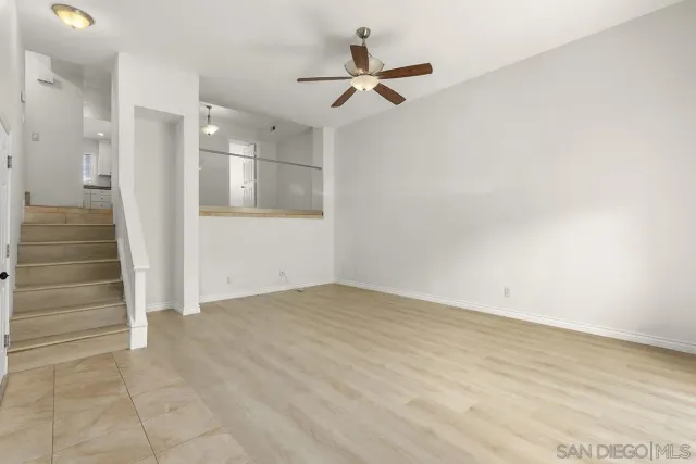 a view of an empty room