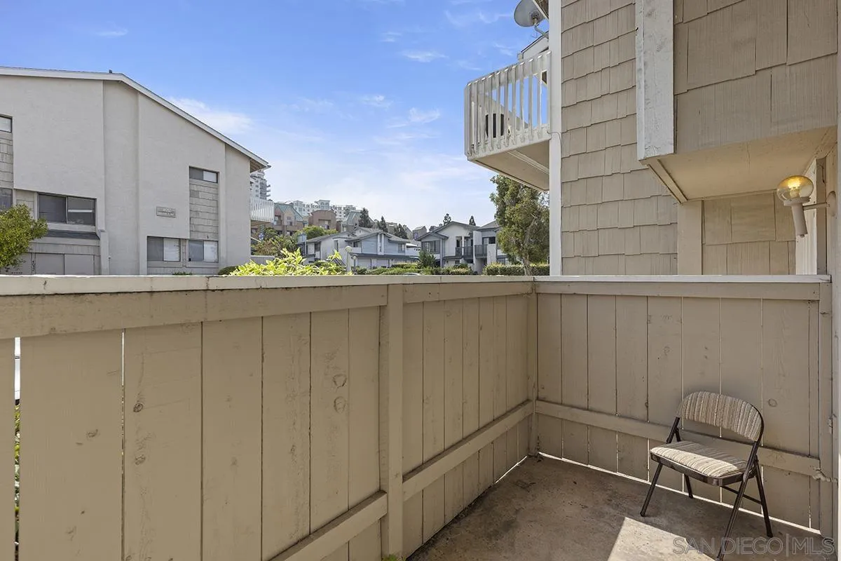 4028 Mahaila Avenue, Unit C San Diego, CA 92122 - Photo 6 of 34 a view of a terrace with chairs