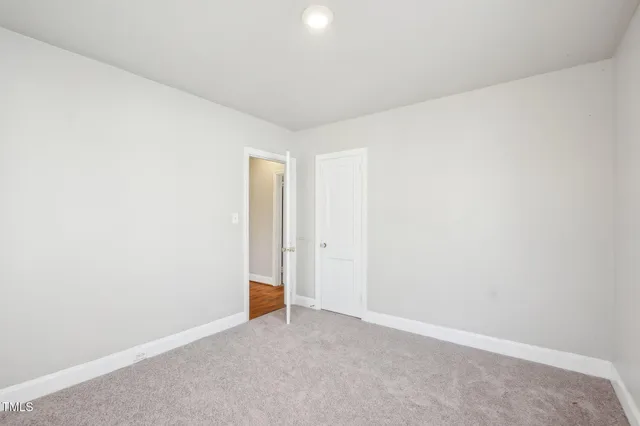 a view of an empty room