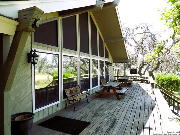 a view of roof deck