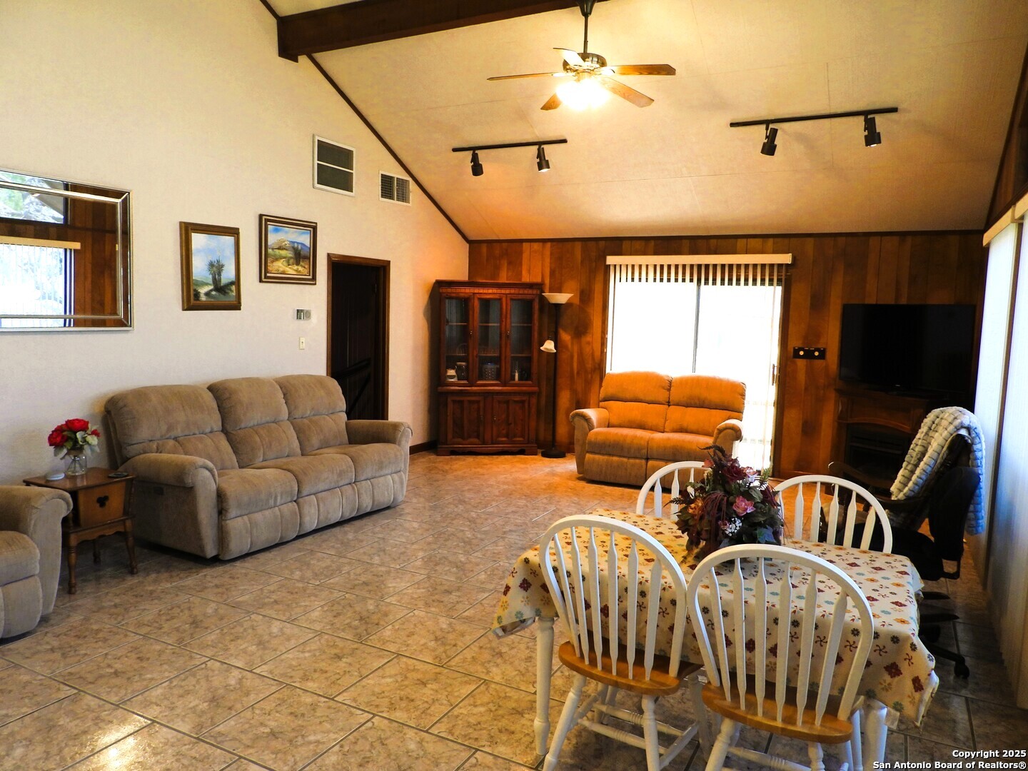 3078 Goat Hill Road Lakehills, TX 78063 - Photo 7 of 38 a bedroom with furniture and wooden floor