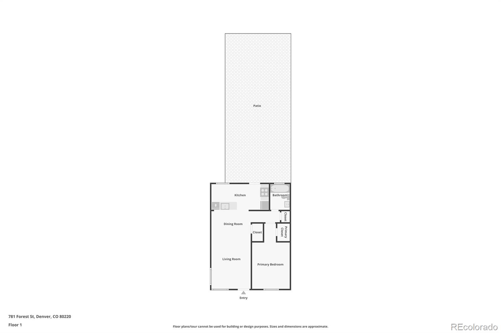 781 Forest Street Denver, CO 80220 - Photo 19 of 19 a picture of a room with a white wall