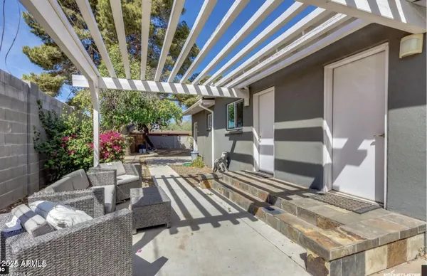 a view of outdoor space deck and patio