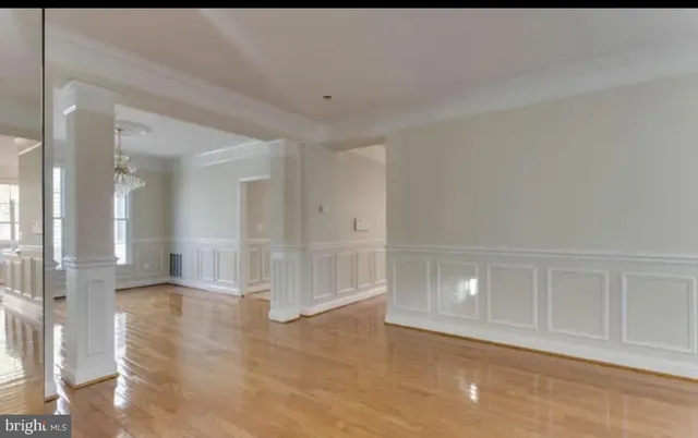 a view of an empty room