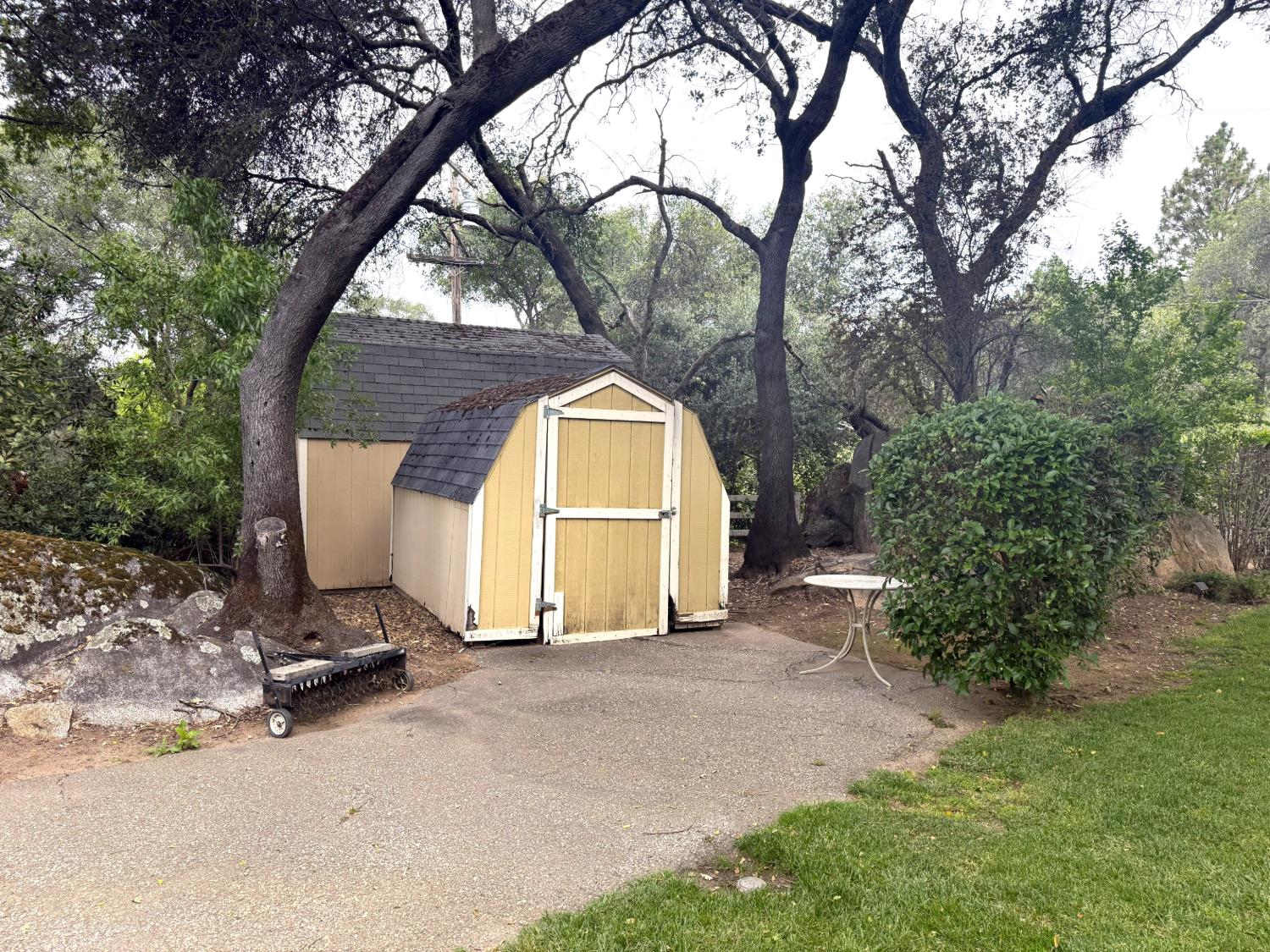 7396 Callison Road Penryn, CA 95663 - Photo 75 of 99 This shed holds the Mower and yard equipment.