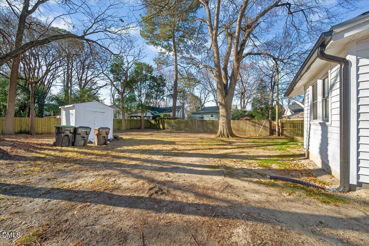 23 West Academy Street Wendell, NC 27591 - Photo 27 of 31 a view of a yard in front of a house