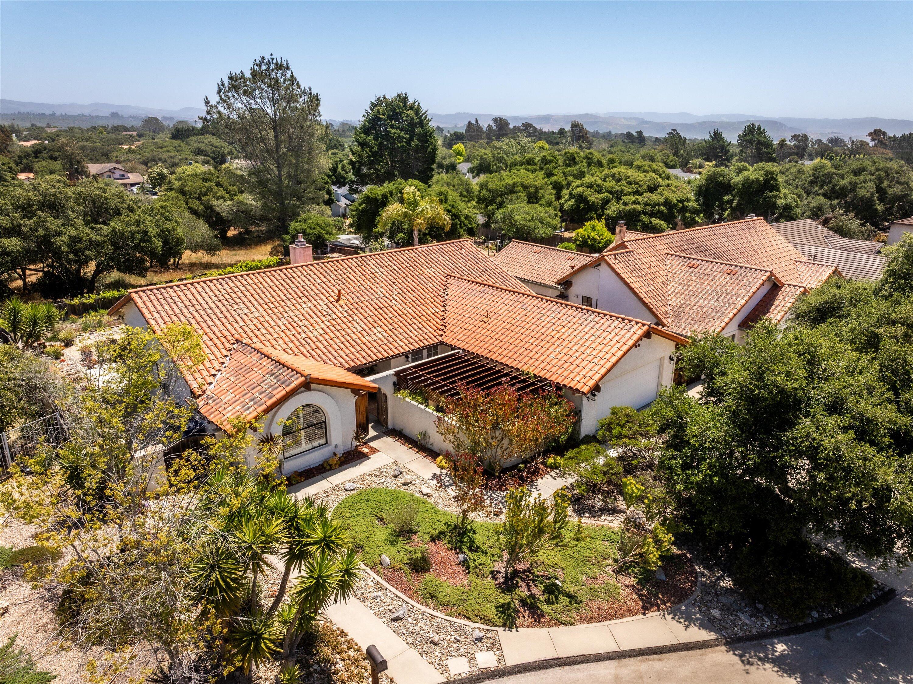 3194 Manley Drive Lompoc, CA 93436 - Photo 39 of 43 an aerial view of a house with a garden