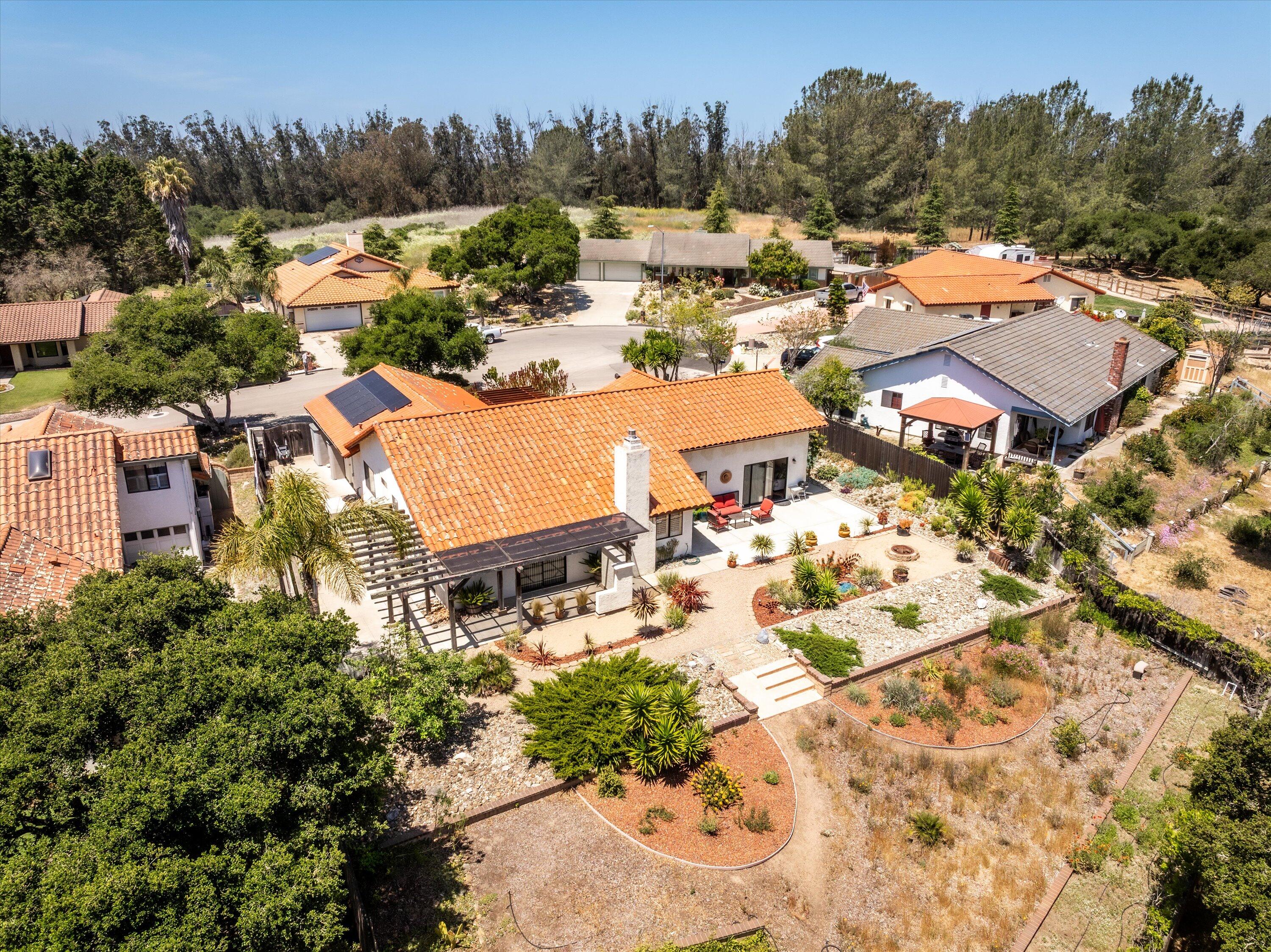 3194 Manley Drive Lompoc, CA 93436 - Photo 41 of 43 an aerial view of residential houses with outdoor space