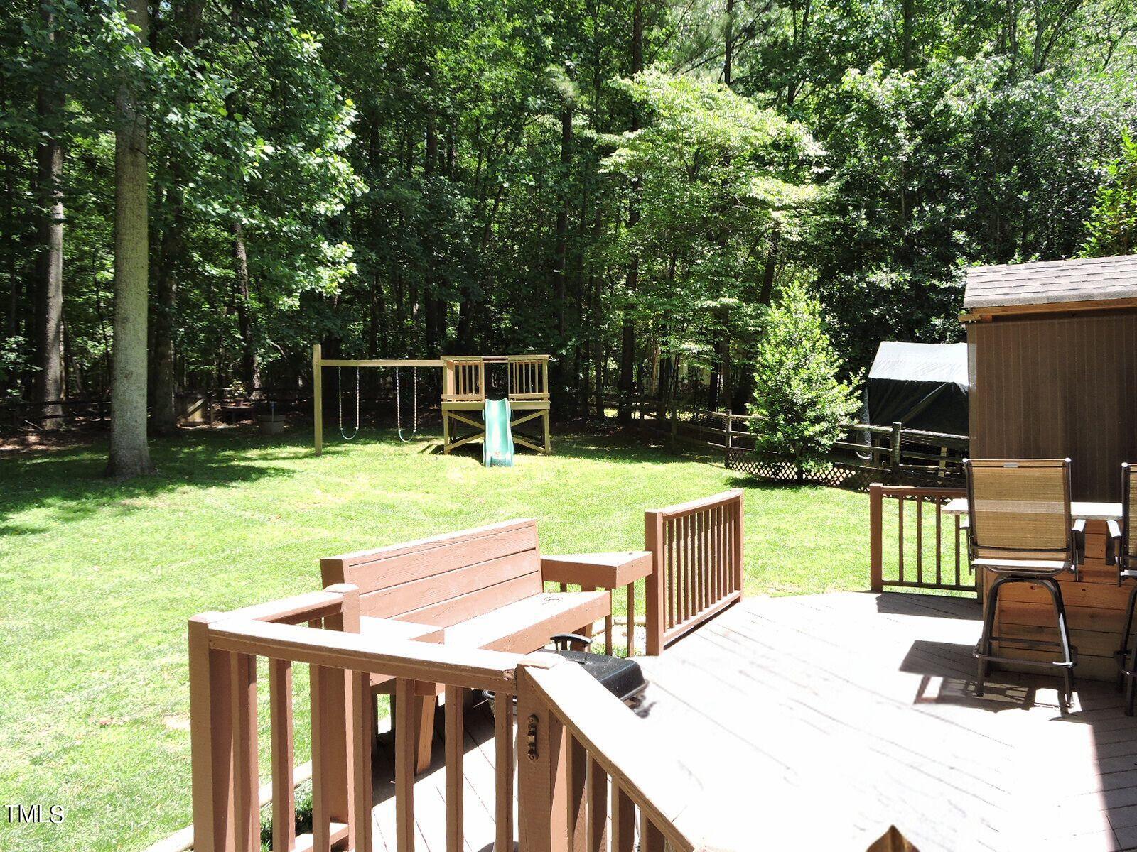 7220 Rabbit Run Wake Forest, NC 27587 - Photo 31 of 35 12 Deck backyard