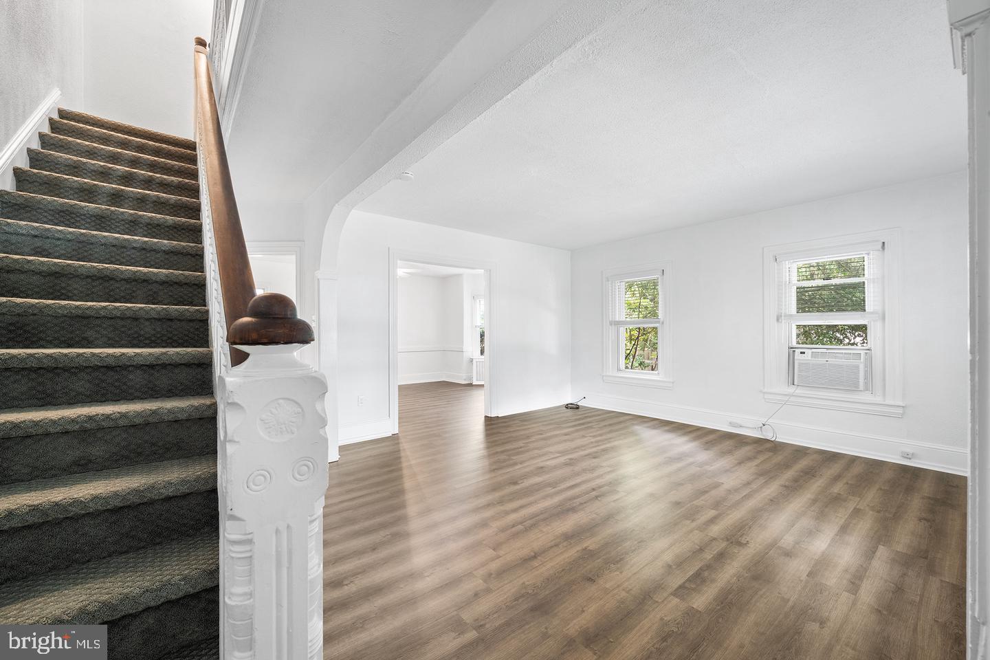 322 Conshohocken State Road Gladwyne, PA 19035 - Photo 9 of 31 wooden floor in an empty room with a window