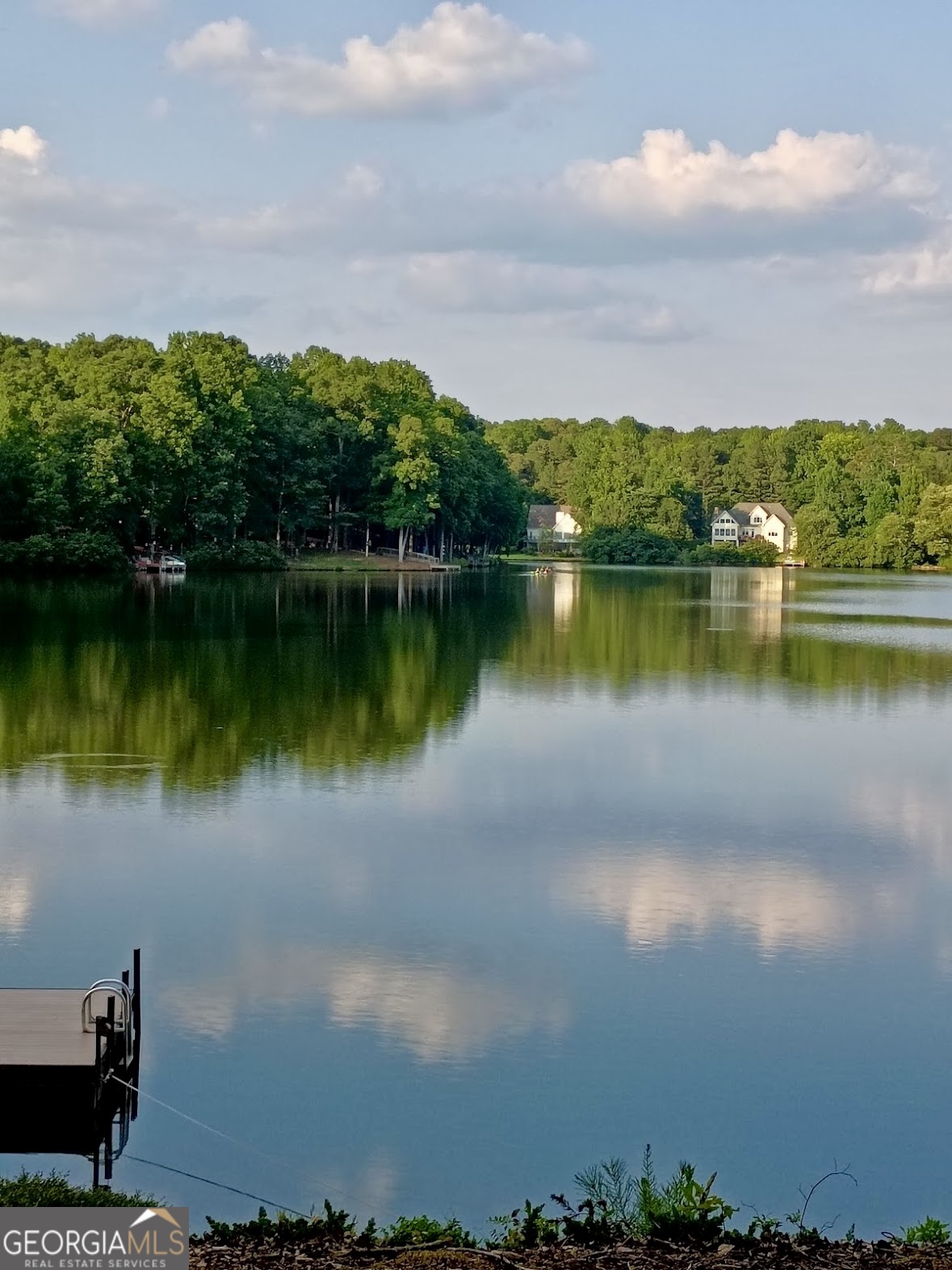 71 Staghorn Trail Nicholson, GA 30565 - Photo 30 of 32 a view of a lake with a city