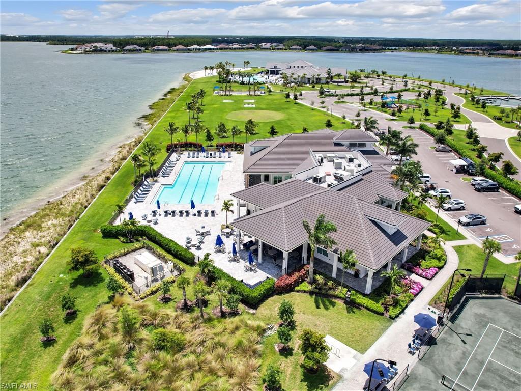 19724 Aqua View Lane Fort Myers, FL 33913 - Photo 36 of 44 an aerial view of a house with a lake view
