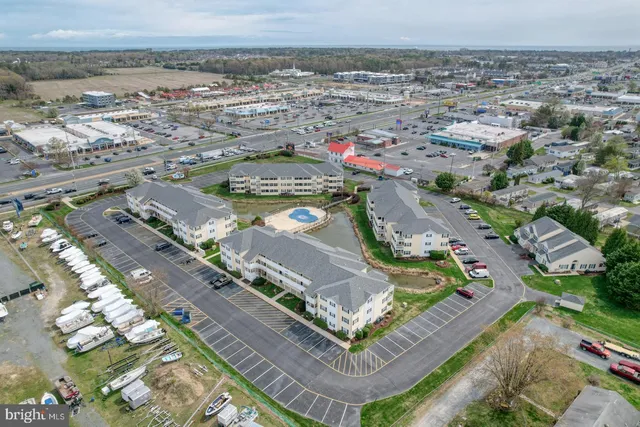 a view of a city with ocean