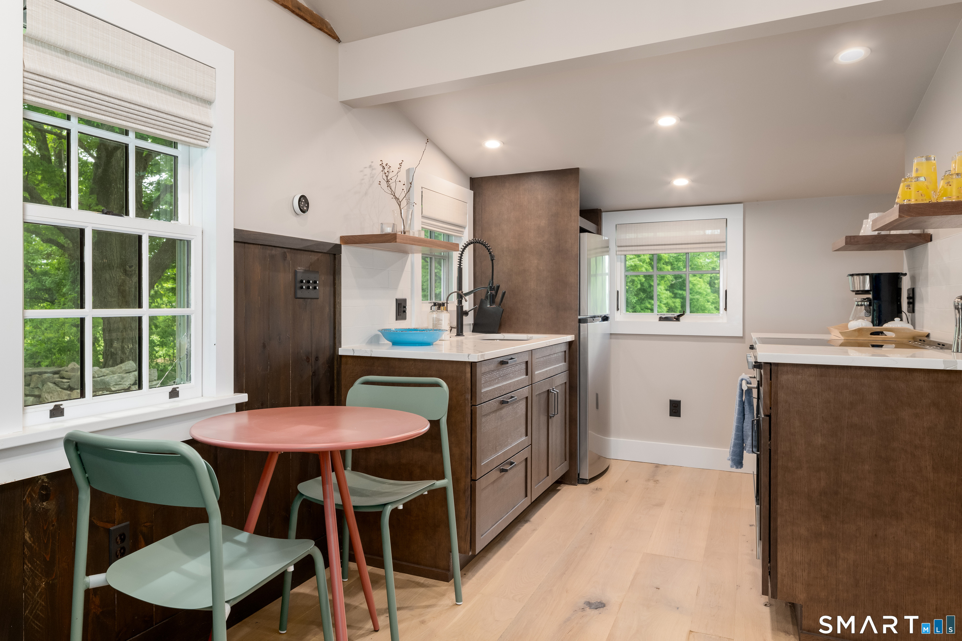 240 Umpawaug Road Redding, CT 06896 - Photo 28 of 40 The cottage's galley kitchen - compact, efficient. well-appointed.