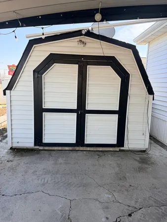a view of front door