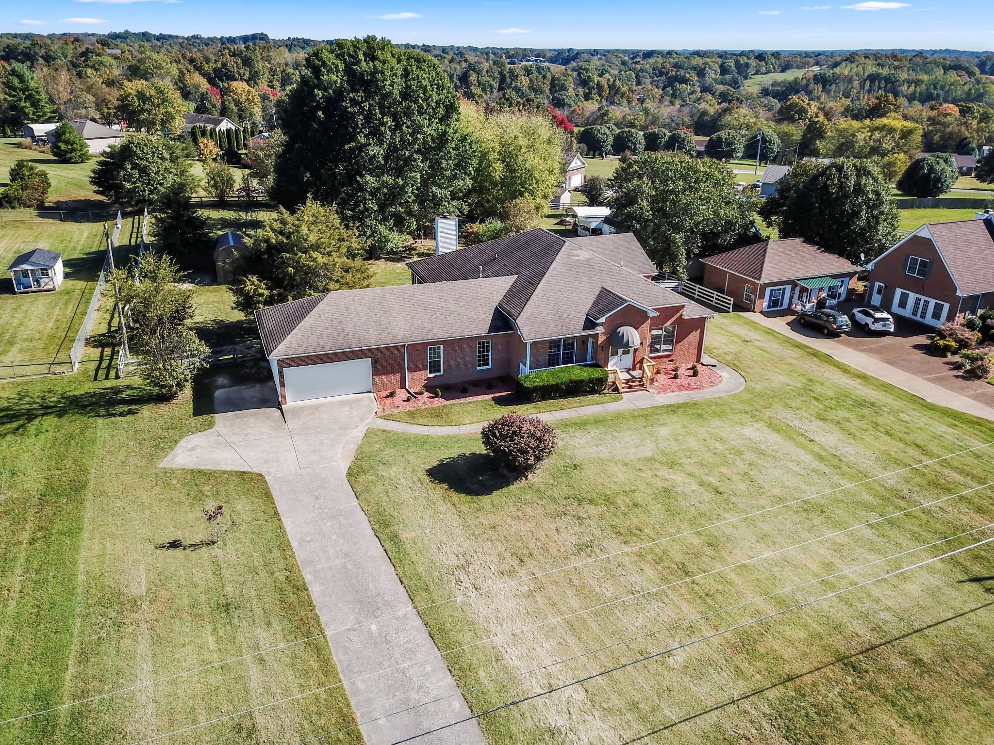 1661 South Walker Road Pleasant View, TN 37146 - Photo 3 of 31 view of house with outdoor space and seating area