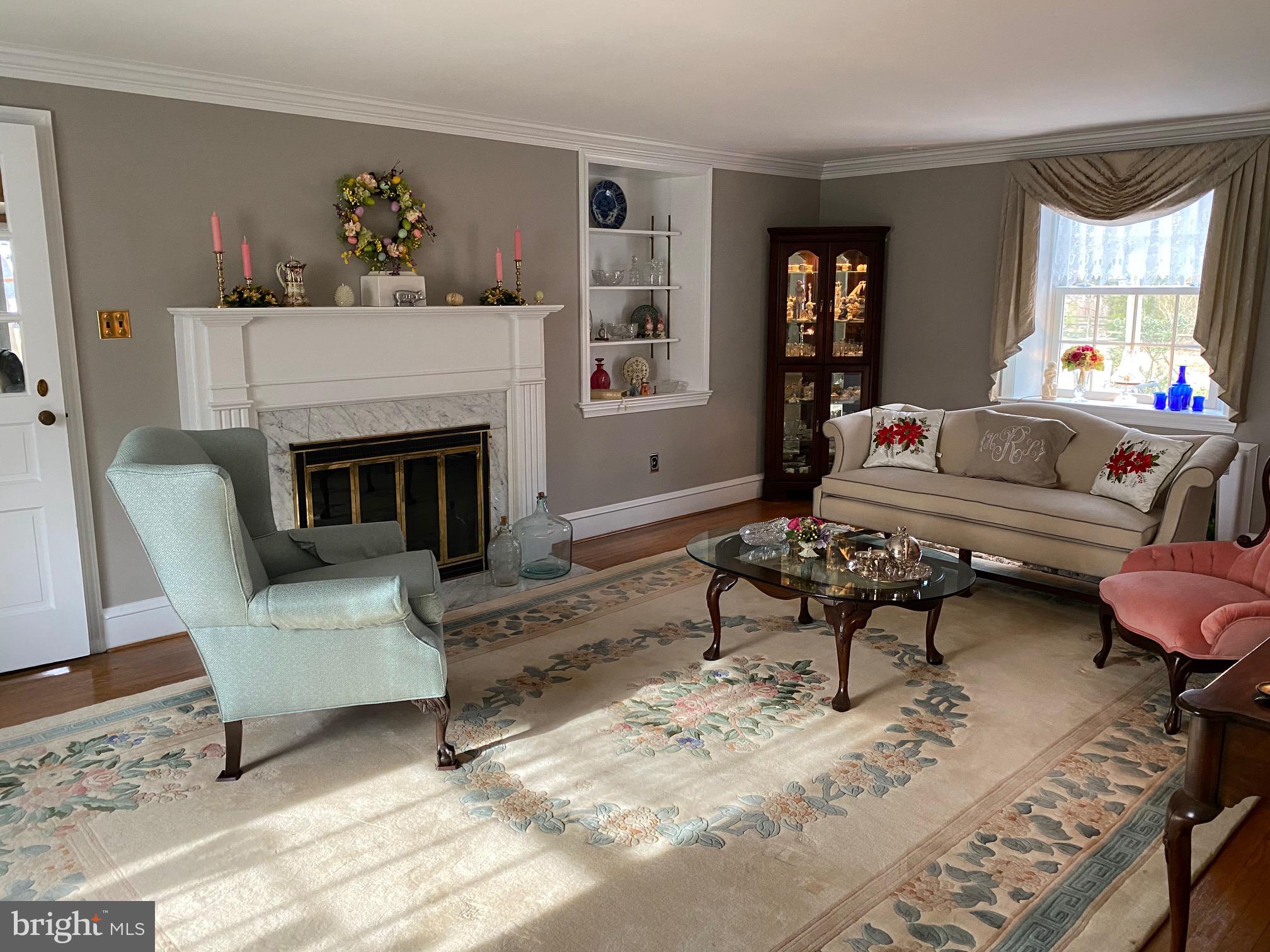 675 Cathcart Road Blue Bell, PA 19422 - Photo 8 of 28 Living Room with Fireplace