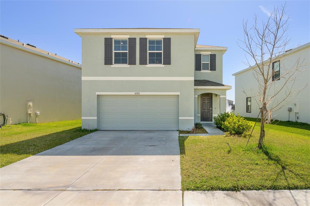 30910 Penny Surf Loop Wesley Chapel, FL 33545 - Photo 1 of 1 a front view of a house with a yard