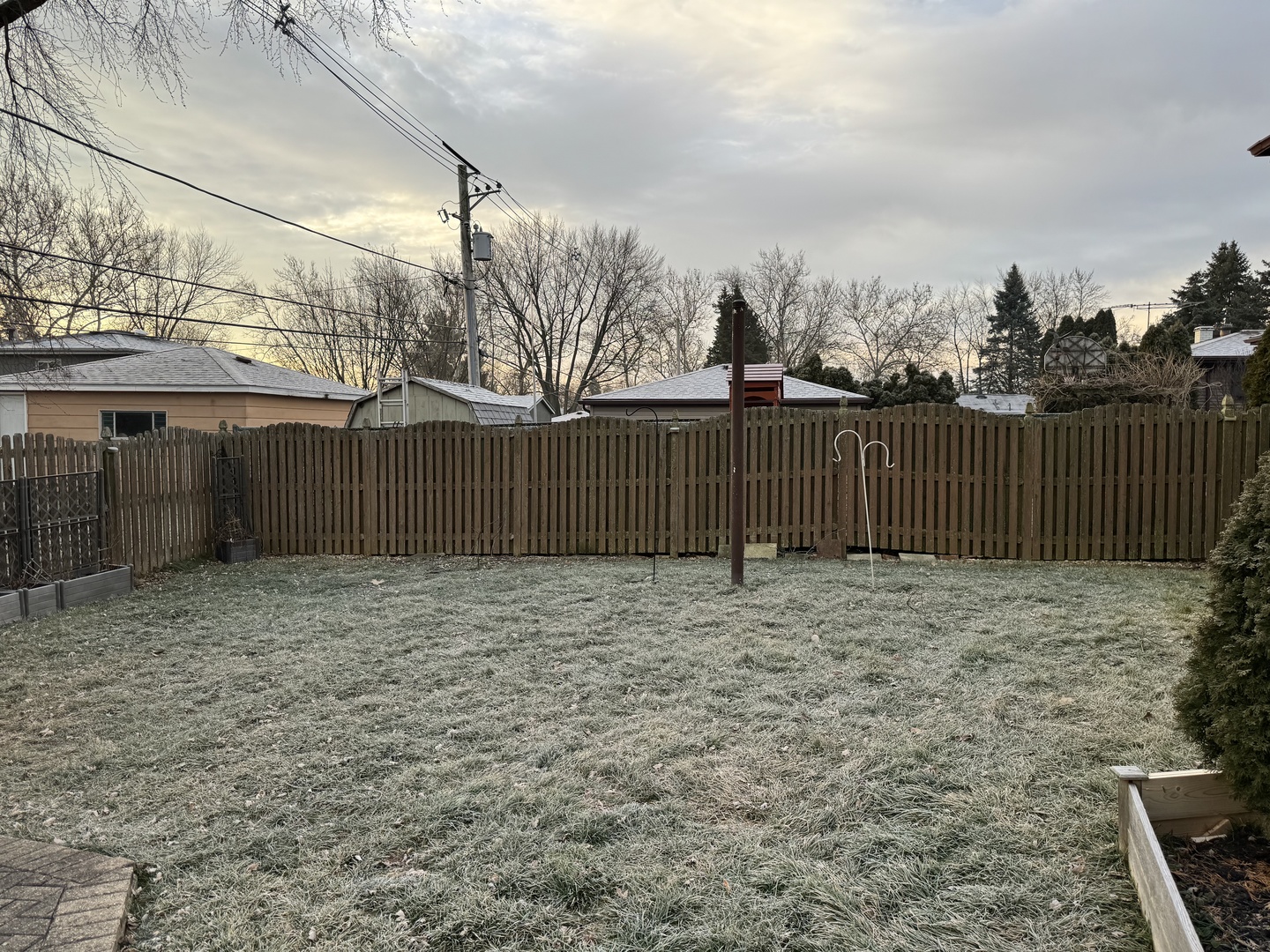 810 MacGregor Road Lockport, IL 60441 - Photo 23 of 25 a view of backyard with wooden fence