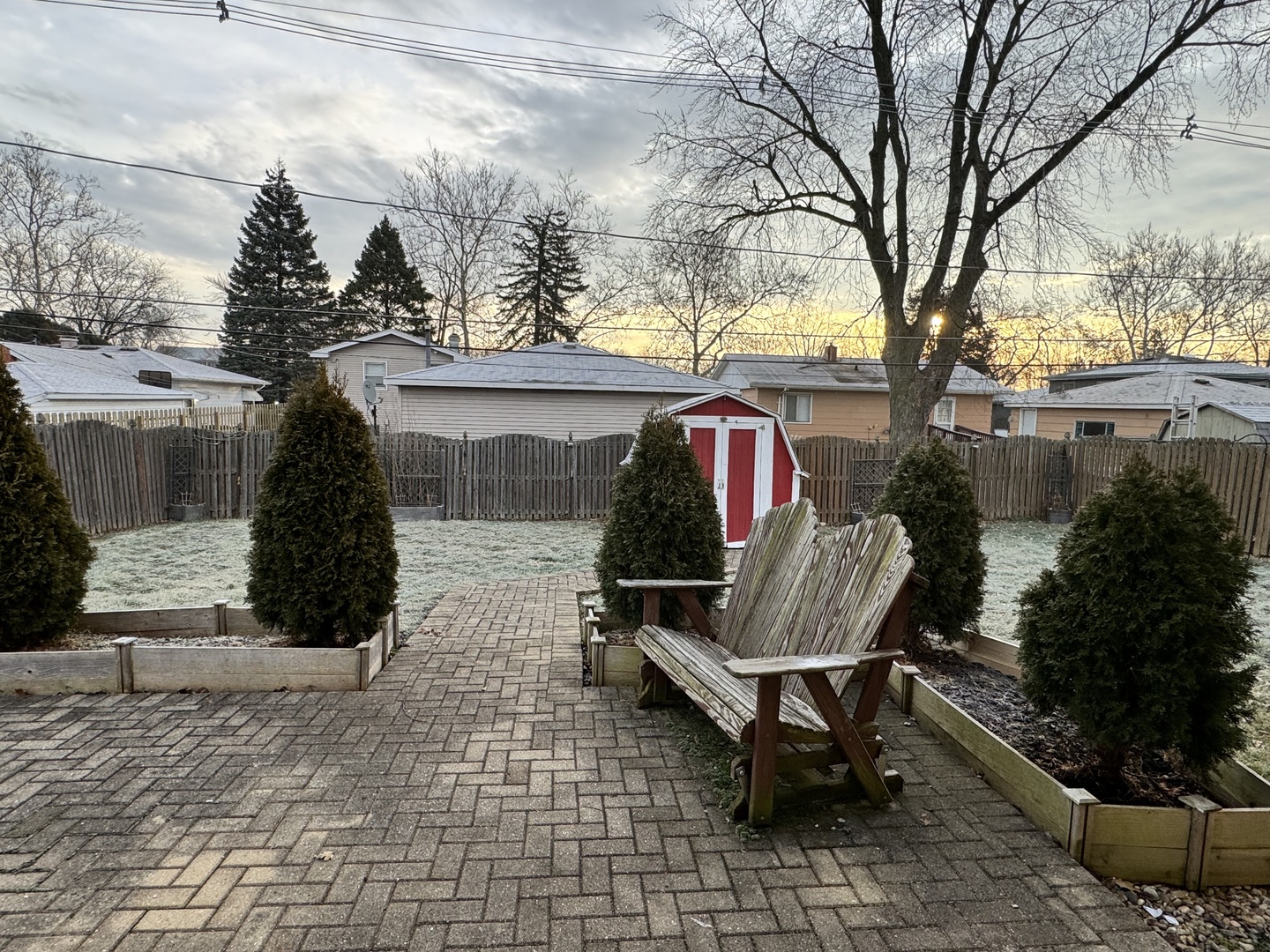 810 MacGregor Road Lockport, IL 60441 - Photo 25 of 25 a view of backyard with sitting area and outdoor seating