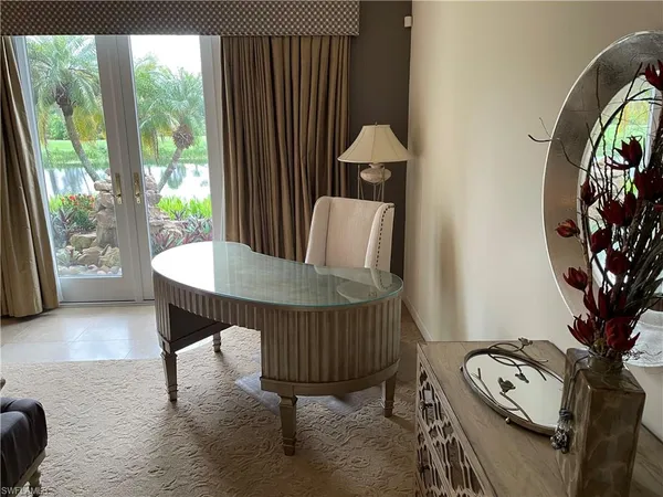 a view of a living room and a window