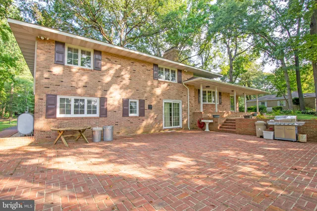 a view of a house with a patio