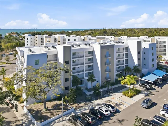 a view of a city with tall buildings