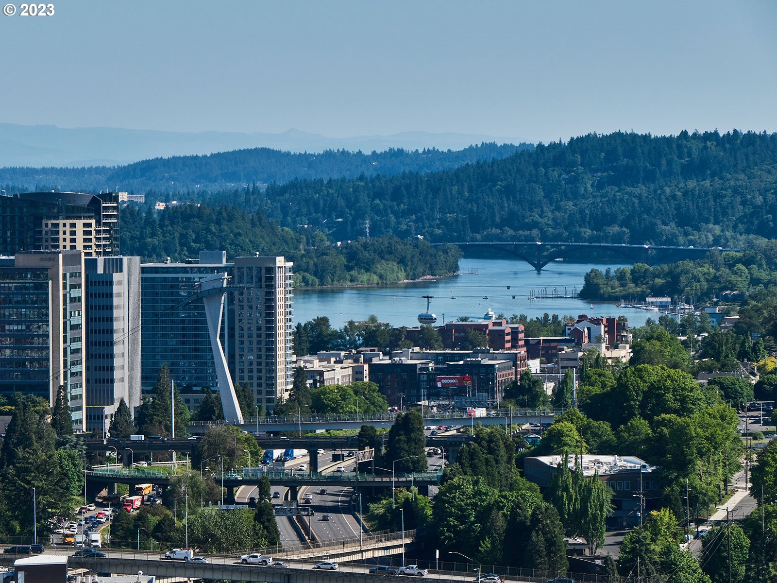1414 Southwest 3rd Avenue, Unit 2502 Portland, OR 97201 - Photo 23 of 41 a view of a city with tall buildings