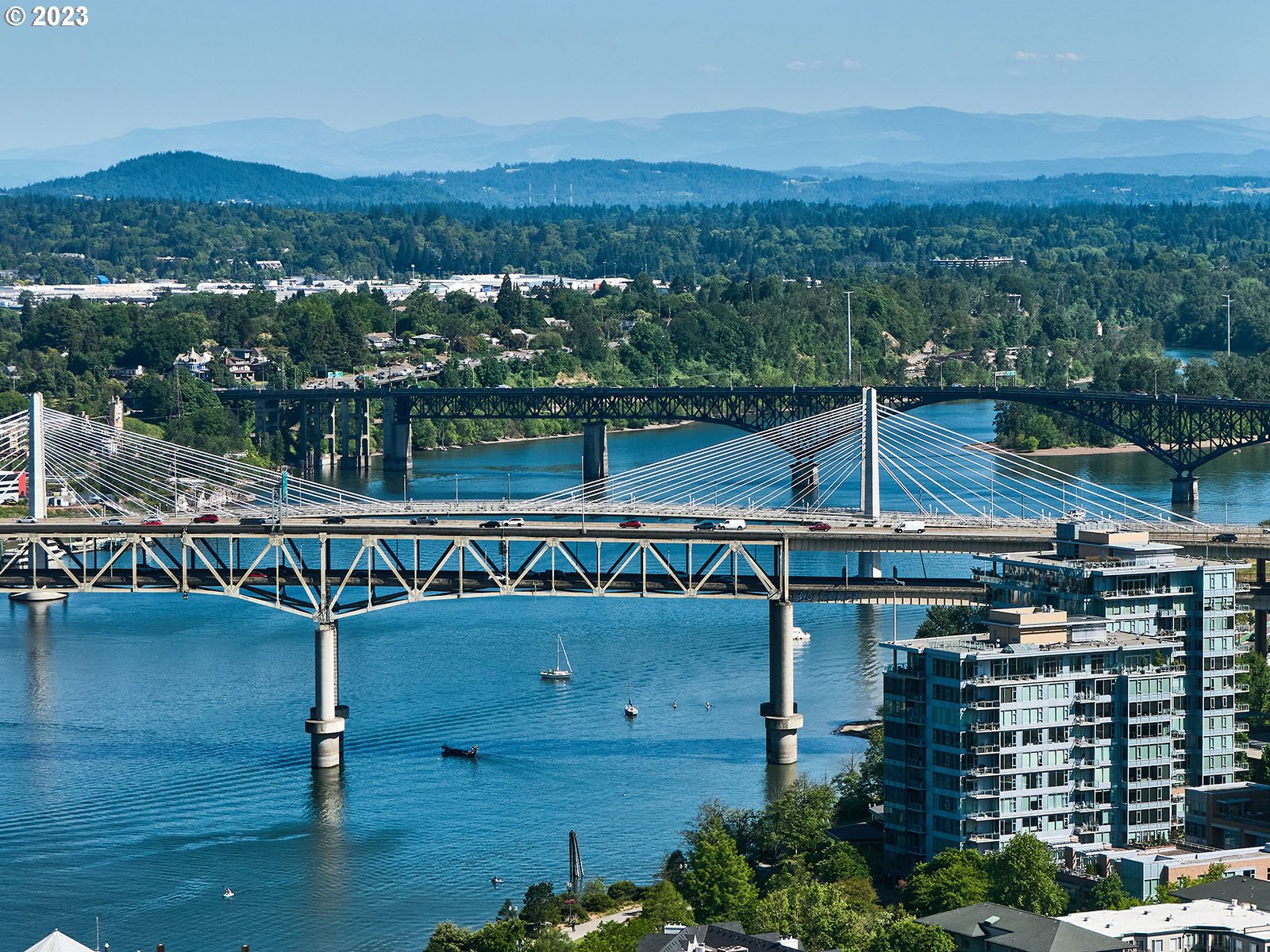 1414 Southwest 3rd Avenue, Unit 2502 Portland, OR 97201 - Photo 34 of 41 a view of a street with a ocean view