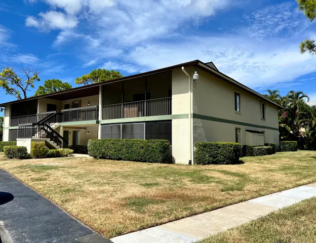 a house view with a outdoor space