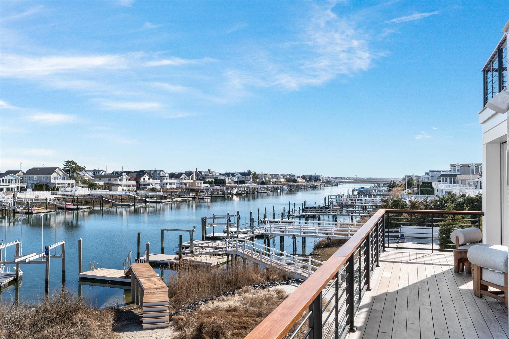 4277 5th Avenue Avalon, NJ 08202 - Photo 14 of 48 a view of a roof deck with swimming pool and ocean view