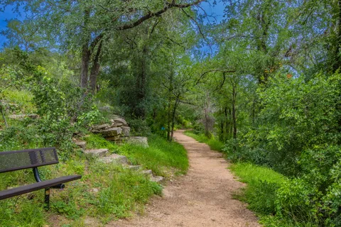 a view of a back yard
