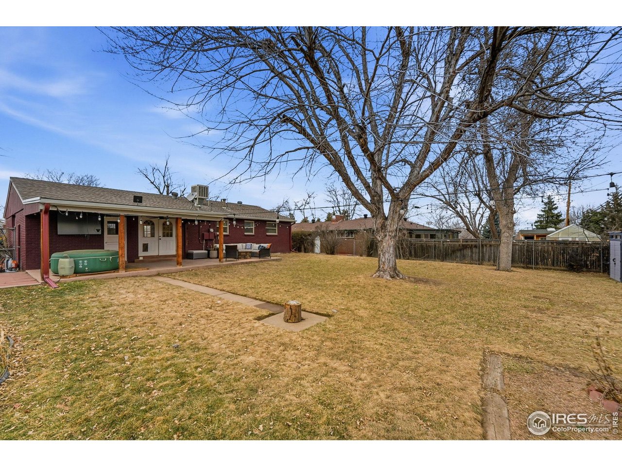 6034 South Steele Street Centennial, CO 80121 - Photo 35 of 46 a view of a yard with a large tree