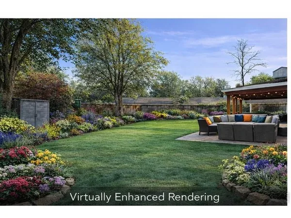 a house view with a swimming pool