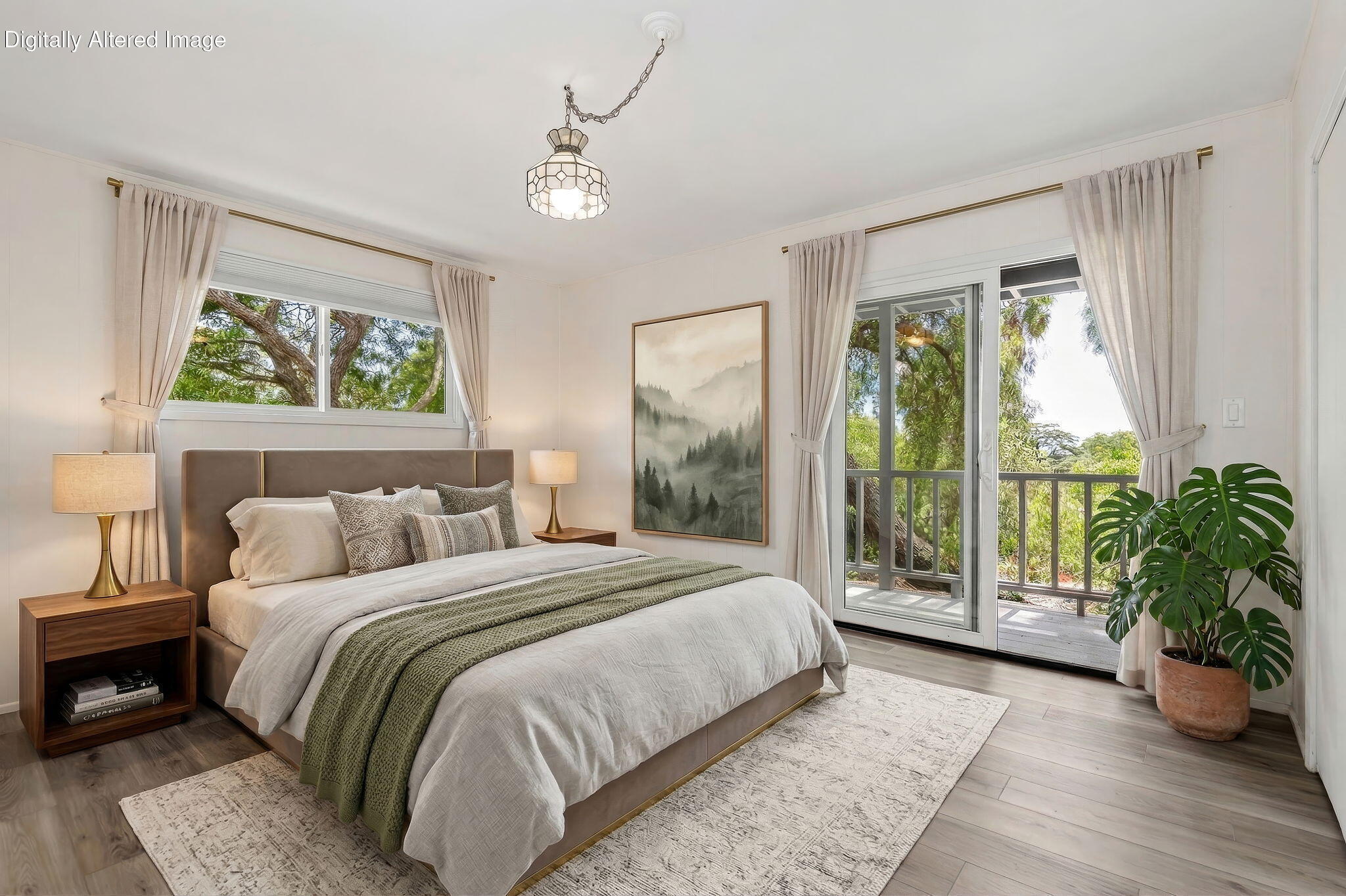3855 Foothill Road Santa Barbara, CA 93110 - Photo 25 of 39 a bedroom with bed and a window
