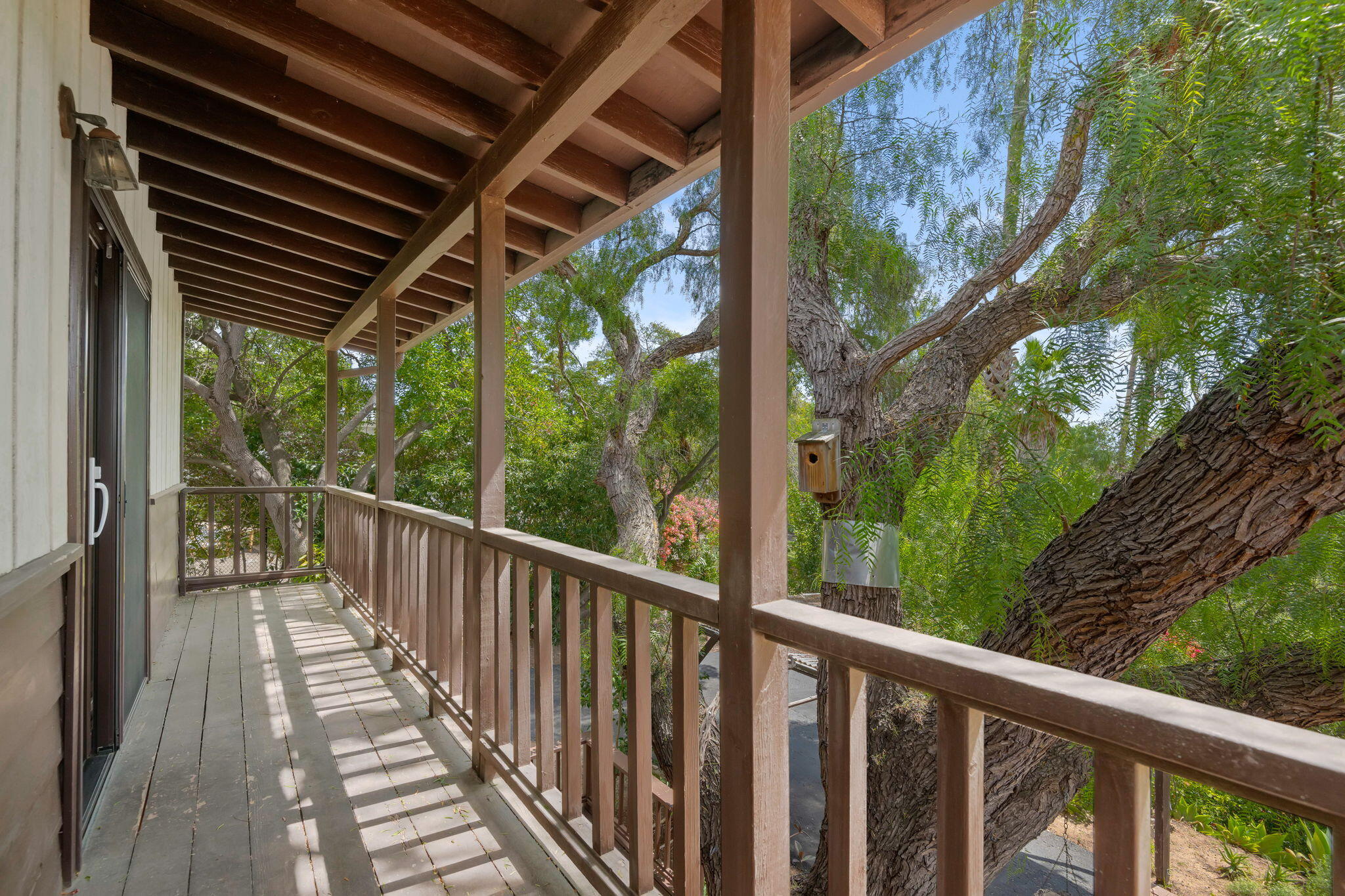 3855 Foothill Road Santa Barbara, CA 93110 - Photo 29 of 39 a view of a balcony with wooden floor