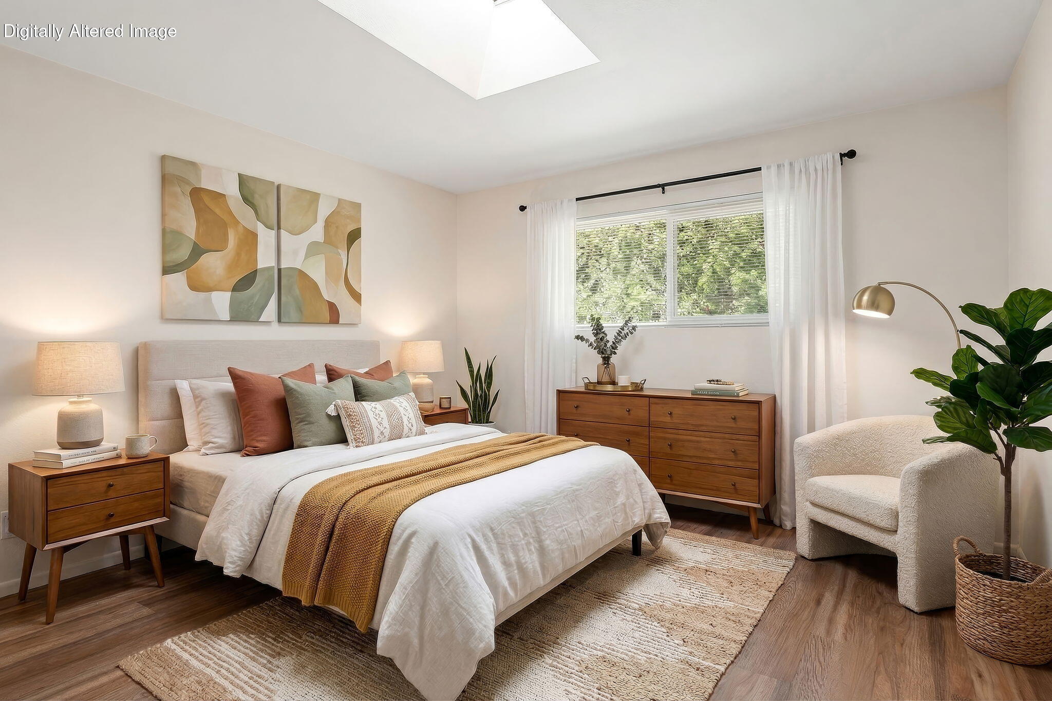 3855 Foothill Road Santa Barbara, CA 93110 - Photo 32 of 39 a bedroom with a bed and a couch