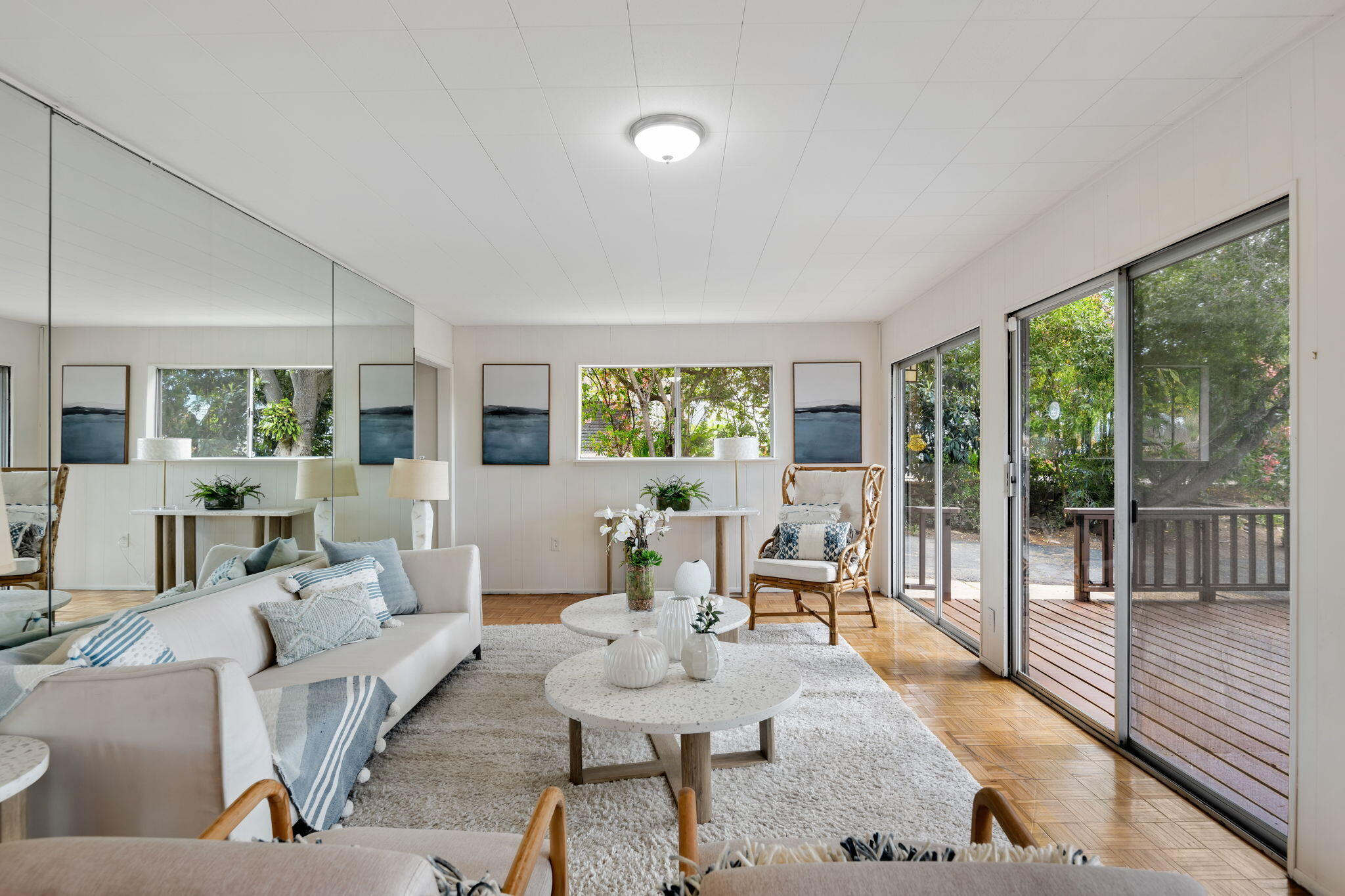 3855 Foothill Road Santa Barbara, CA 93110 - Photo 9 of 39 a living room with furniture and a large window