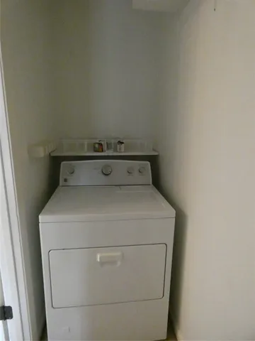 a close up view of washer and dryer
