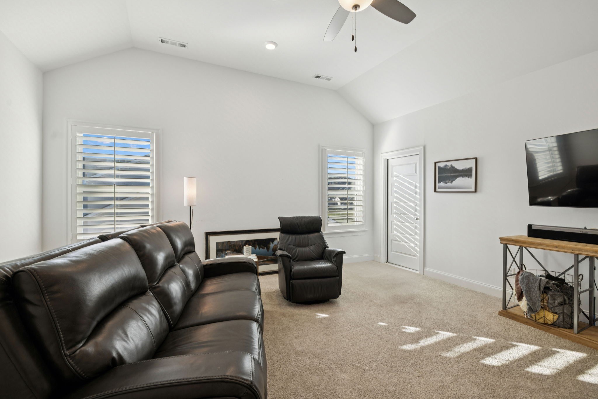 7143 Neills Branch Drive College Grove, TN 37046 - Photo 57 of 74 a living room with furniture and a flat screen tv