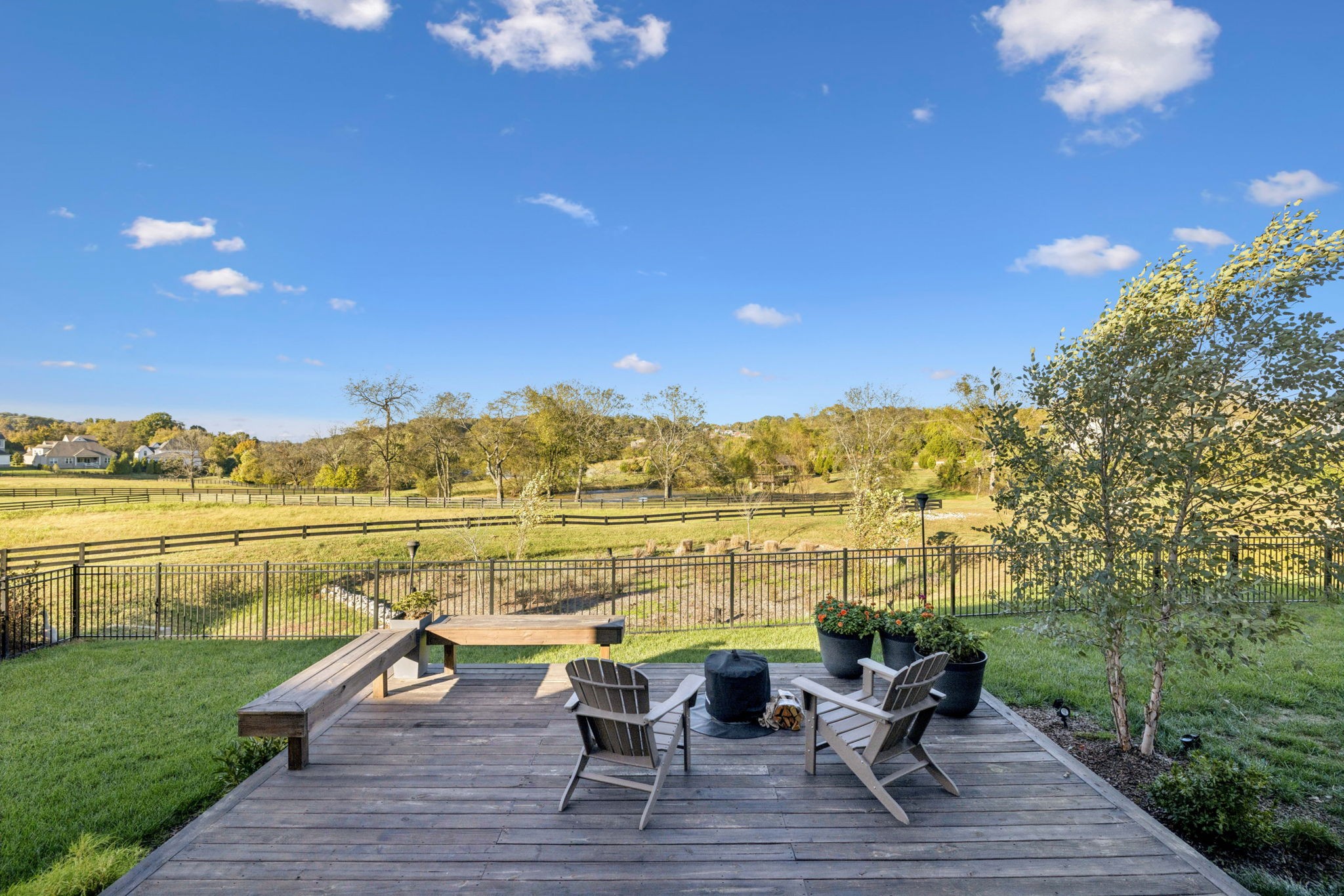 7143 Neills Branch Drive College Grove, TN 37046 - Photo 69 of 74 a swimming pool with outdoor seating and yard