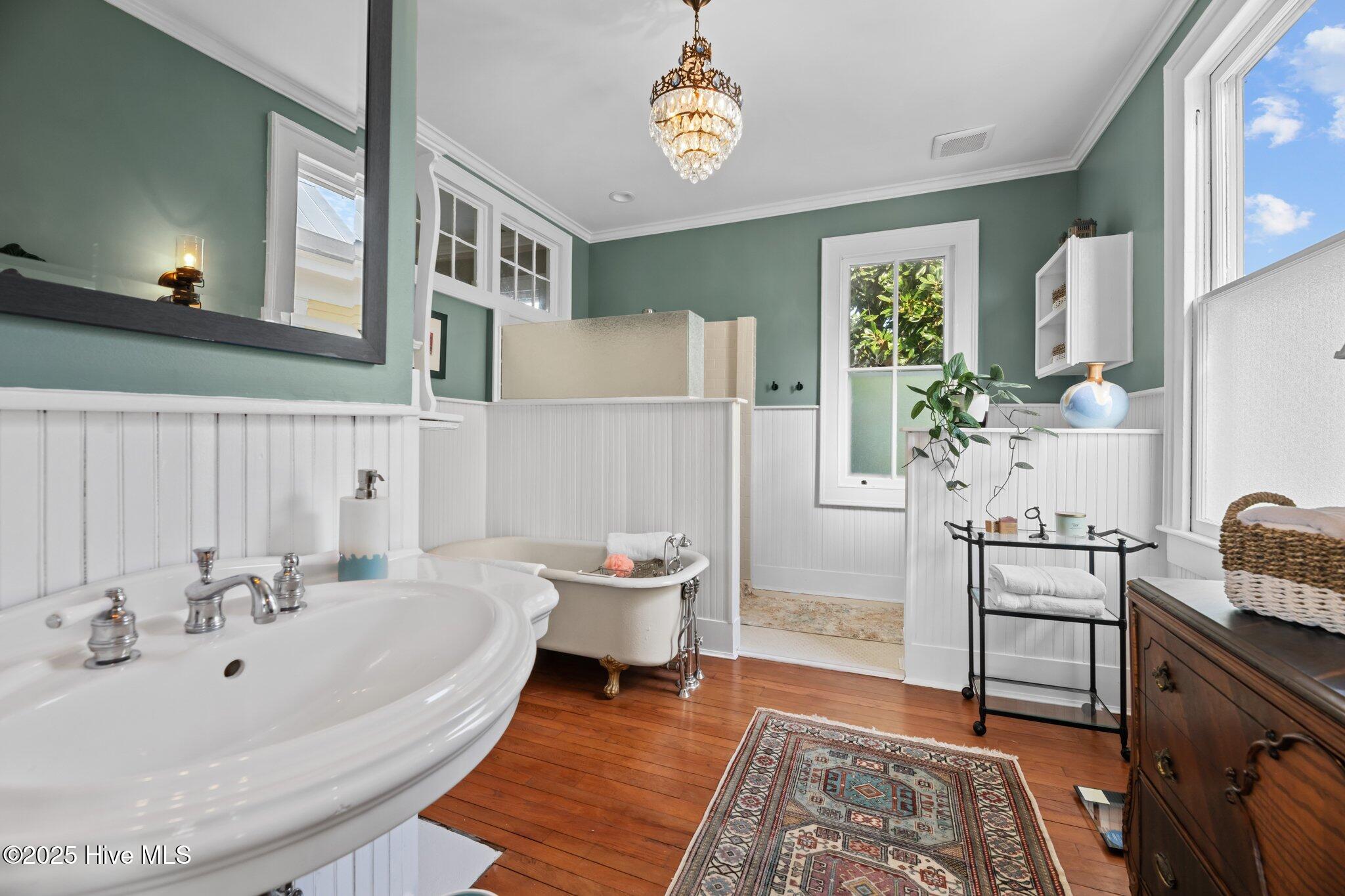 210 New Street New Bern, NC 28560 - Photo 24 of 54 Primary bath with walk in shower