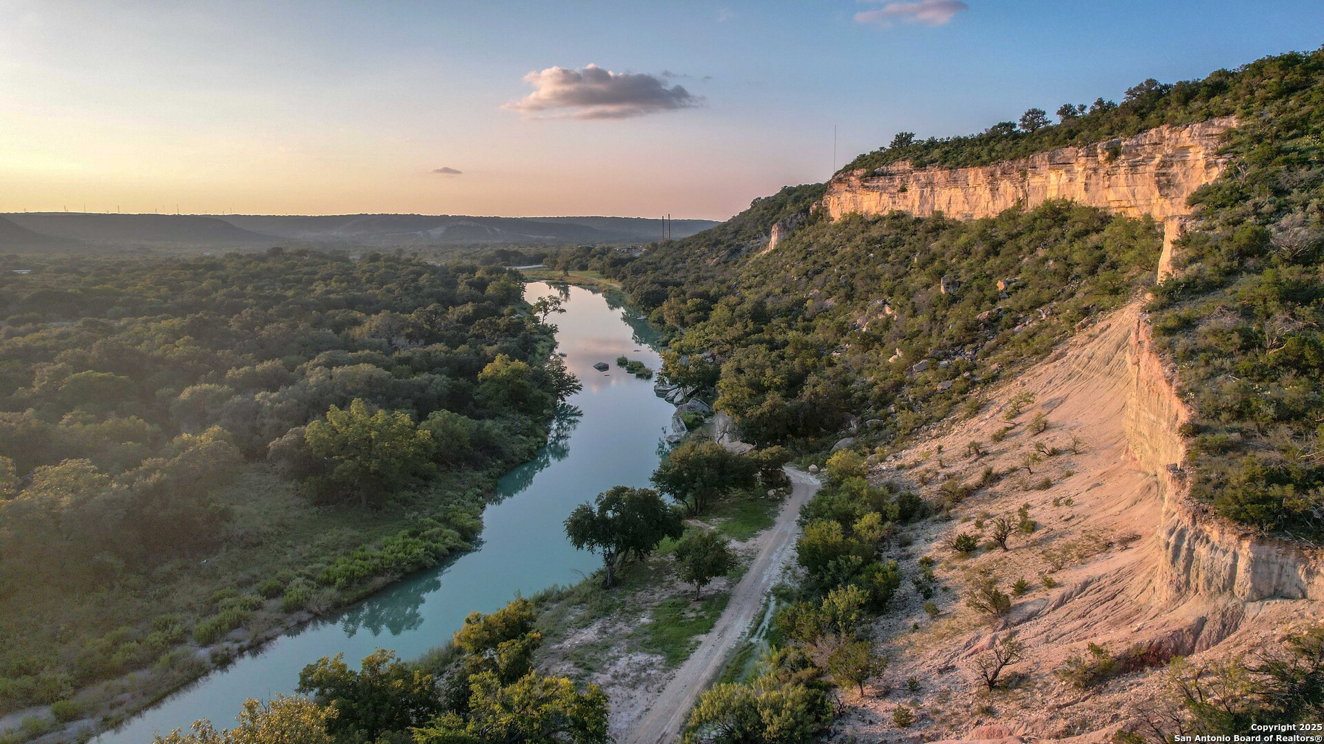 Tbd Fm 2169 Junction, TX 76849 - Photo 17 of 89 an aerial view of house with yard and mountain view in back