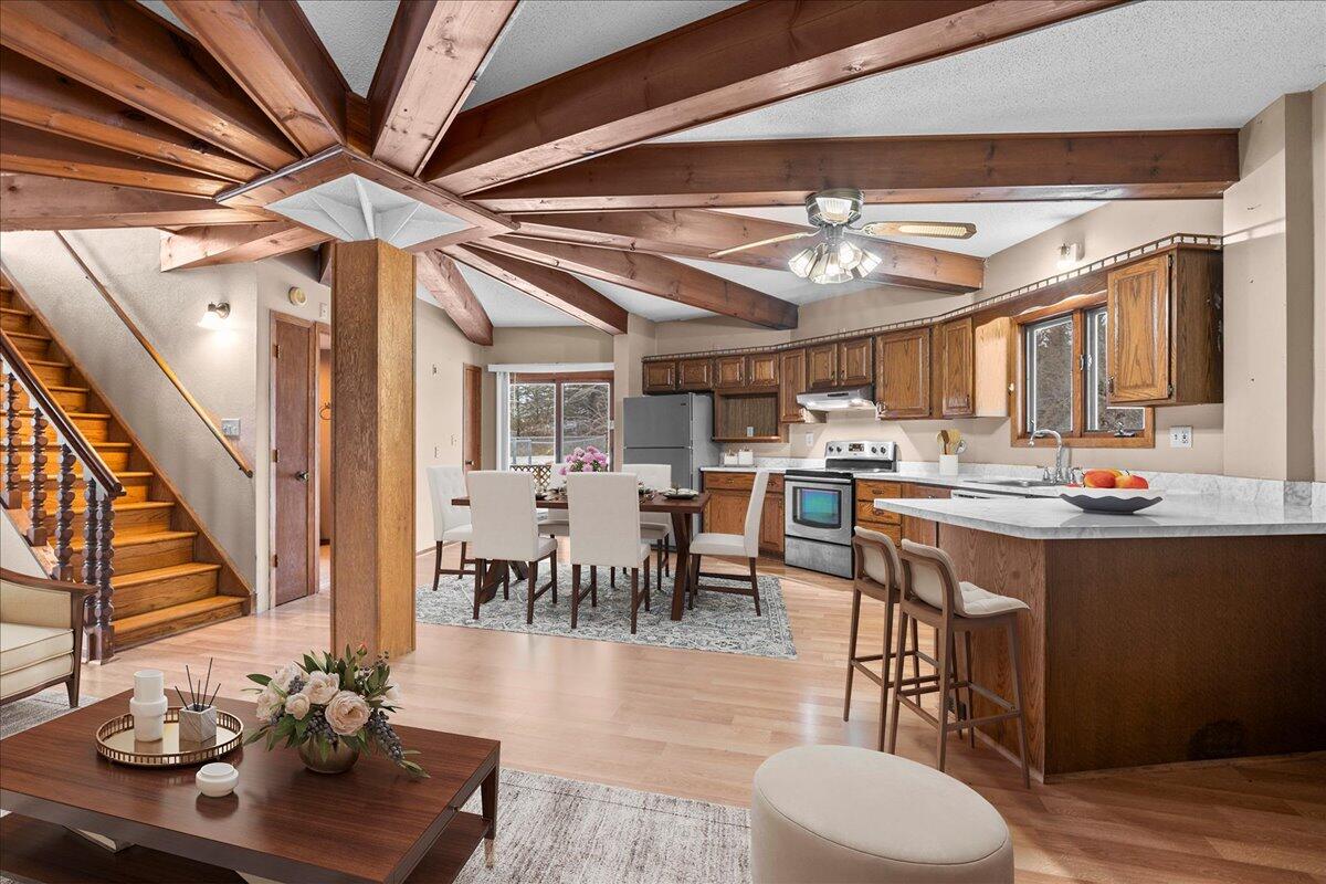 19940 Highway 57 Schleswig, WI 53042 - Photo 5 of 50 Kitchen-Dinette--Virtual Staging