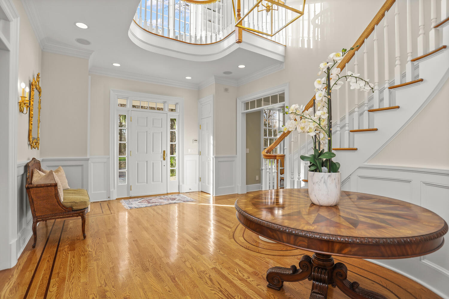 31 Ramhorne Road New Canaan, CT 06840 - Photo 3 of 56 a dining room with wooden floor