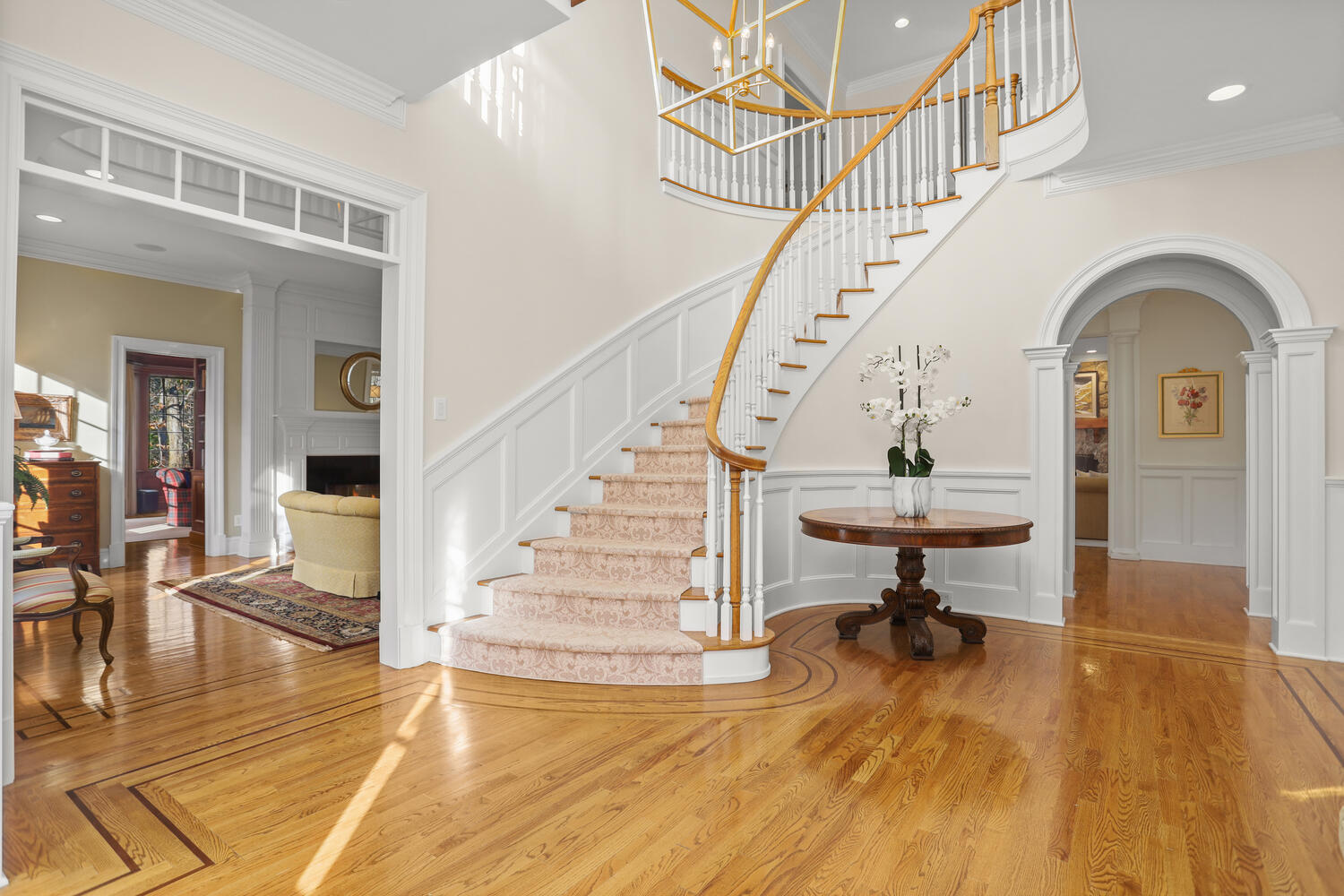 31 Ramhorne Road New Canaan, CT 06840 - Photo 4 of 56 a view of entryway and hall with wooden floor