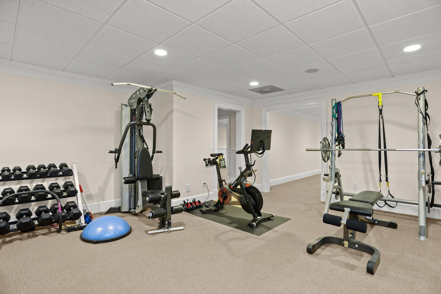 31 Ramhorne Road New Canaan, CT 06840 - Photo 42 of 56 a view of a room with gym equipment