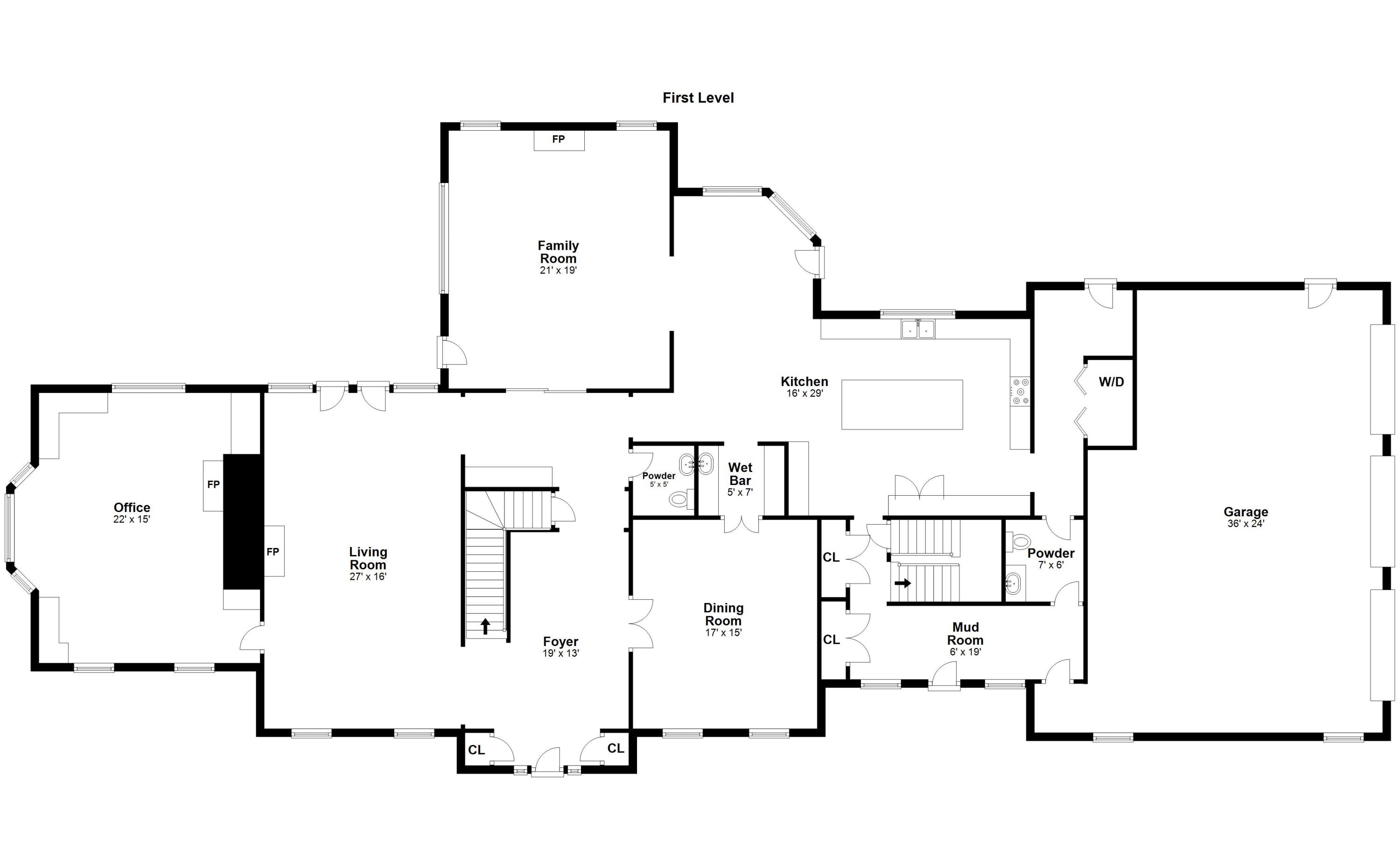 31 Ramhorne Road New Canaan, CT 06840 - Photo 53 of 56 a picture of floor plan