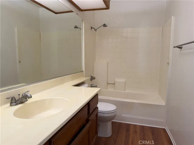 a view of a hallway with an empty room