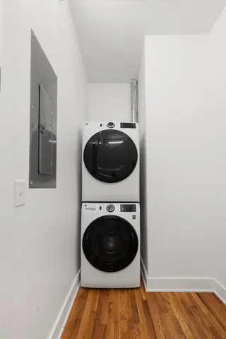 a view of a pathway with a potted plants